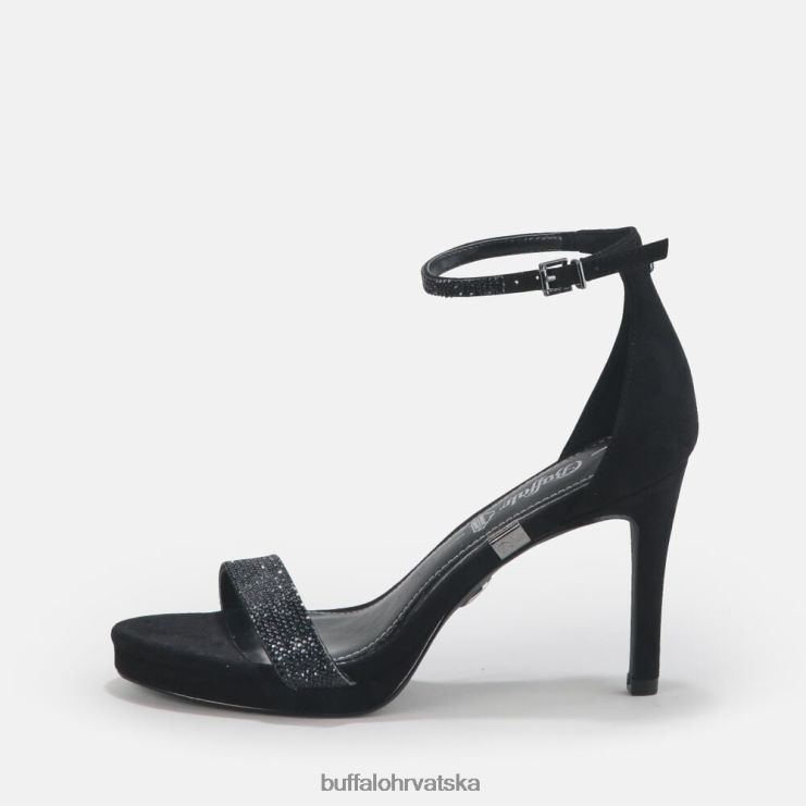 crno Buffalo monroe 2 sandale veganske |sandale TDD6T223
